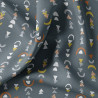 Printed Cotton ELIO Blue Stone / Muted Multicolored